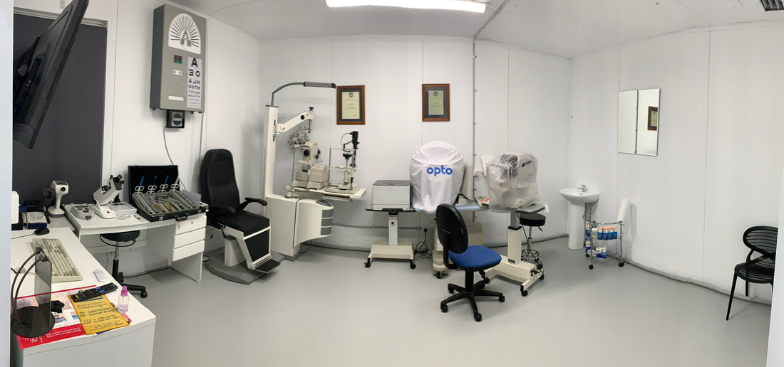 eye test room at auckland optometrists